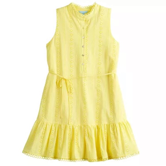 DRAPER JAMES RSVP Button Front Sleeveless Dress - Picture 5 of 5